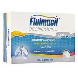 Fluimucil 600Mg Caixa Com 16 Comprimidos Efervescentes