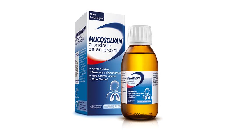 Mucosolvan 30mg/5ml Xarope Expectorante Adulto com 120ml com o melhor preço  - Drogaria Sinete