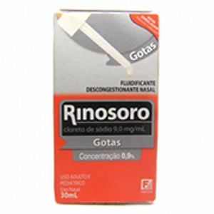 Rinosoro 90Mg/Ml Solução Nasal Frasco Com 30Ml + Conta Gotas