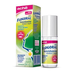 Flogoral Colutório Spray Frasco Com 30Ml Sabor Cereja