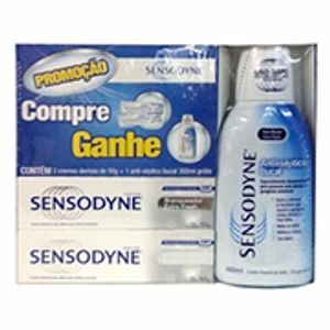 Creme Dental Sensodine Extra Com 2 Enxaguatórios