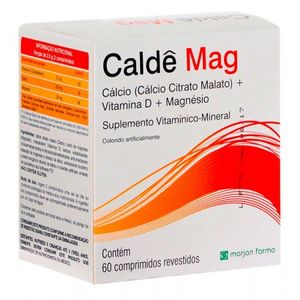Caldê Magnésio Caixa Com 60 Comprimidos Revestidos