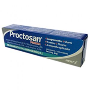 Proctosan 05% + 2% + 2% + 10% Pomada 20 G + 6 Aplicadores