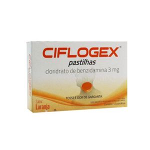Ciflogex 30Mg Caixa Com 12 Pastilhas Sabor Laranja