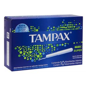 Absorvente Interno Tampax Super Com 10 Unidades