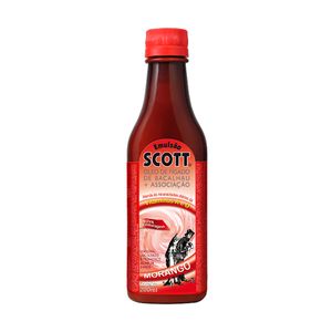 Emulsão Scott Frasco Com 200Ml Sabor Morango