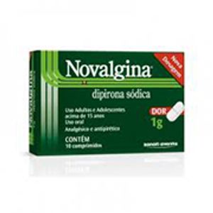 Blister Novalgina 1G Com 4 Comprimidos