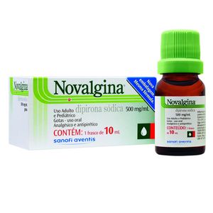 Novalgina 500Mg/Ml Solução Oral Com 10 Ml