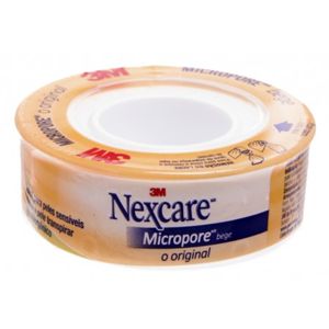 Esparadrapo Nexcare Micropore Bege 12Mm X 4,5M 1 Unidade