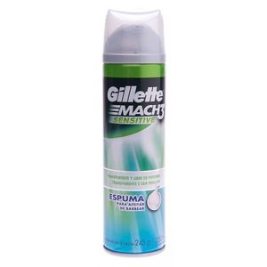 Espuma Barba Mach3 Sensitive 245G