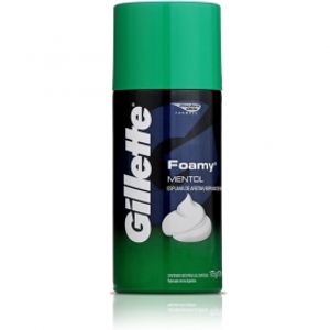 Espuma De Barbear Gillette Foamy Mentol 175G