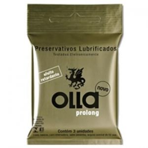 Preservativo Olla De Bolso Prolong 3 Unidades