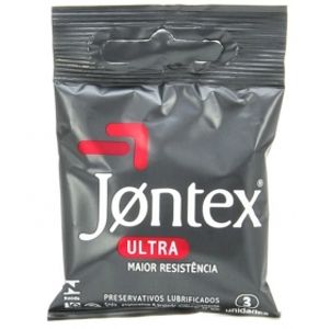 Preservativos Jontex Lubrificante Ultra Com 03 Unidades