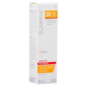 Protetor Solar Sun Max Sensitive Fps 30 Gel/Creme Com 60 Gramas