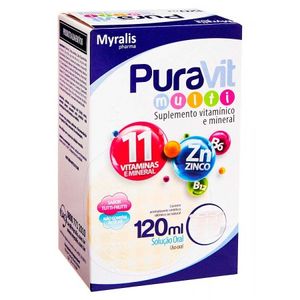 Puravit Multi Solução Oral Frasco Gotejador Com 120Ml