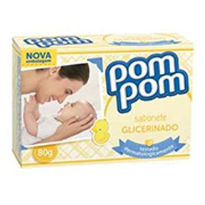 Sabonete Infantil Pom Pom Glicerina 80G