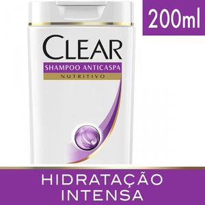 Shampoo Anticaspa Clear Women Hidratação Intensa 200Ml