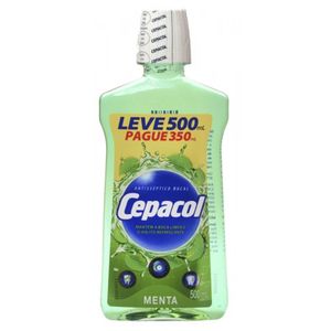 Solução Bucal Cepacol Menta Leve 500Ml Pague 350Ml