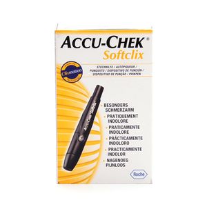 Lancetador Accu-Chek Softclix Com 25 Lancetas