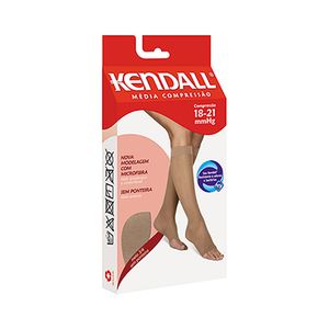 Meia 3/4 Kendall Sem Ponteira Média Compressão Cor Mel Tamanho P