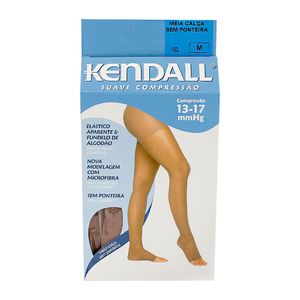 Meia Calça Medicinal Kendall Suave Compressão Sem Ponteira Media Mel