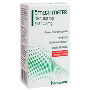 Ômega Mater 600Mg Com 30 Cápsulas