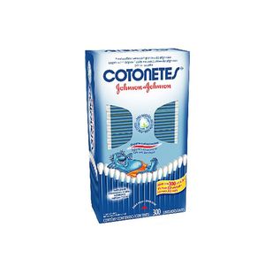 Hastes Flexíveis J&J Cotonetes Com 300 Unidades