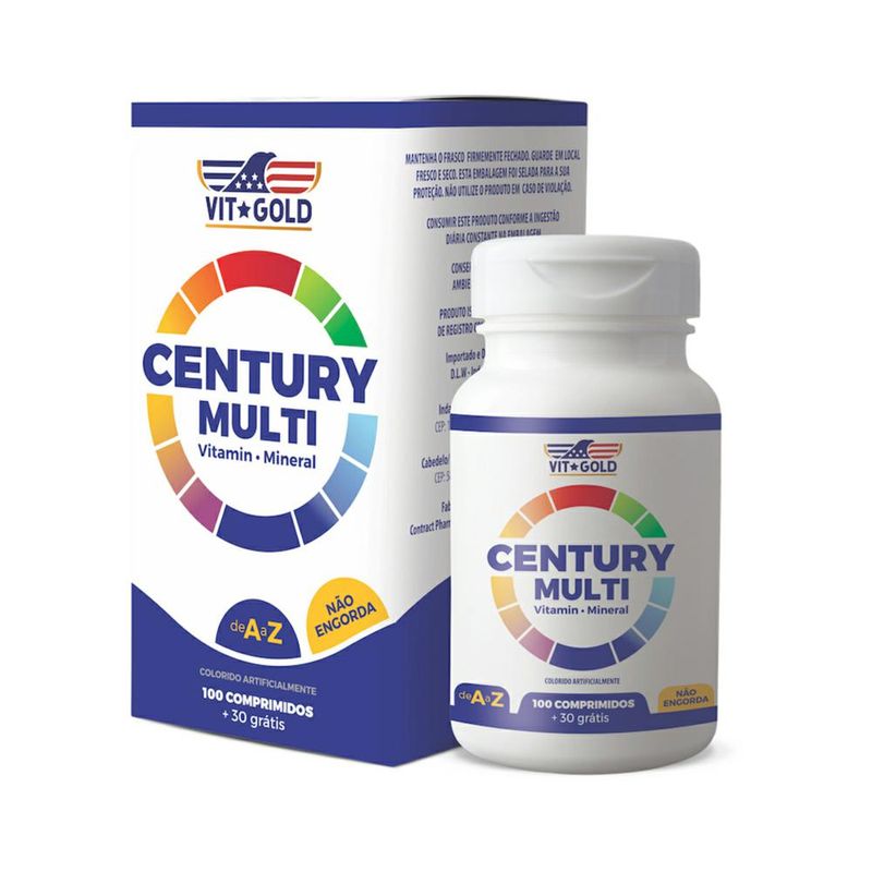 Vit-Gold-Century-100-Comprimidos
