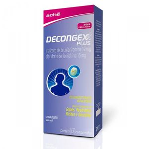 Decongex Plus 12 Comprimidos 12mg/15mg