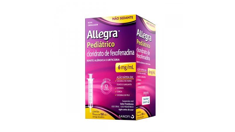 Comprar Allegra 6mg Pediátrico 60ml Sanofi