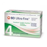 Agulha-Descartavel-Bd-Ultra-Fine-Nano-Penta-Point-4Mm-Com-100-Unidades