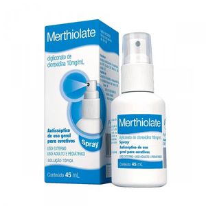 Antisséptico Tópico Merthiolate Spray com 45ml