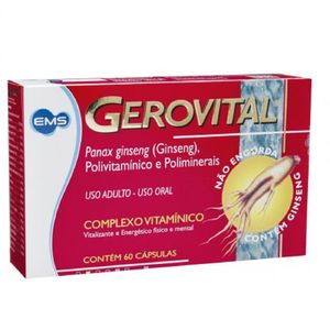 Gerovital com 60 Cápsulas