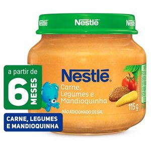Papinha Nestlé de Carne, Legumes e Mandioquinha