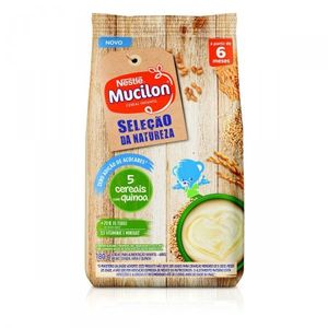 Cereal Infantil Mucilon Seleção da Natureza 5 Cereais com Quinoa