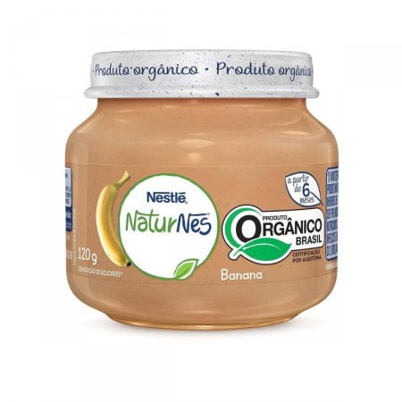 Papinha-Naturnes-Org.Banana-120G-Nestle