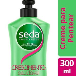 Creme De Cabelo Seda Para Pentear Sos Crescimento 300Ml