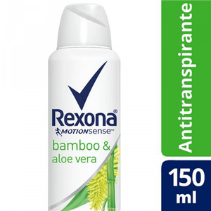Desodorante Antitranspirante Aerosol Rexona Feminino Bamboo e Aloe Vera