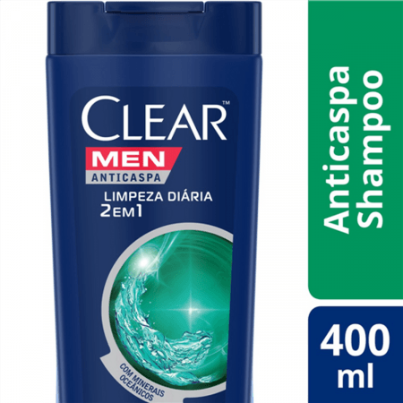 Shampoo-Anticaspa-Clear-Men-Limpeza-Diaria-2-Em-1-Com-400Ml