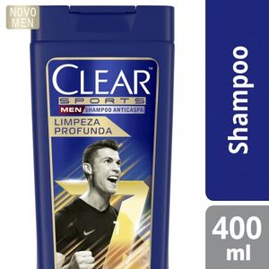Shampoo Anticaspa Clear Men Limpeza Profunda