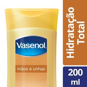 Loção Hidratação Total Vasenol Nutrição Mãos e Unhas