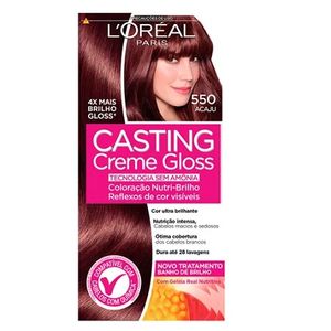 Tintura Creme Casting Creme Gloss L Oréal Acaju 550 'Oréal Acaju 550 Kit