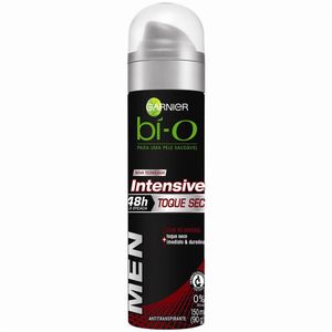 Desodorante Garnier Bí-O Men Intensive Toque Seco Aerosol 150Ml