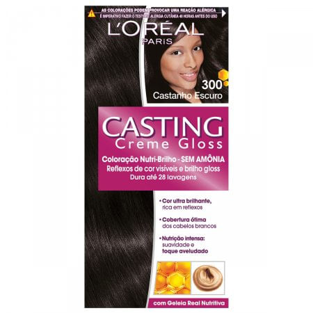 Tintura-Creme-Casting-Creme-Gloss-L-Oreal-Castanho-Escuro-300--Oreal-Castanho-Escuro-300-Kit