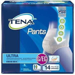 Fralda Tena Pants Plus Tamanho Gg 12 Unidades
