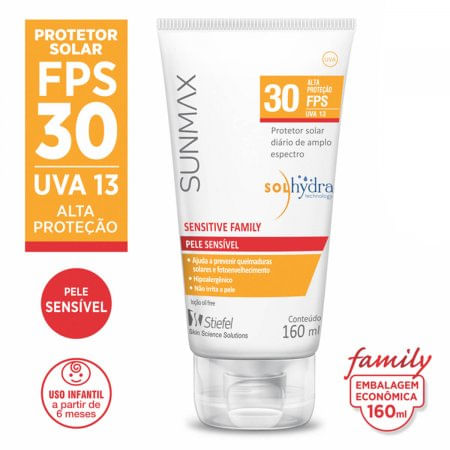 Protetor-Solar-Sunmax-Sensitive-Family-FPS-30