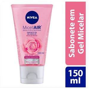 Sabonete Gel Facial Nivea MicellAIR Água de Rosas