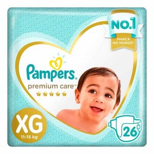 Fraldas Pampers Premium Care Tamanho XG