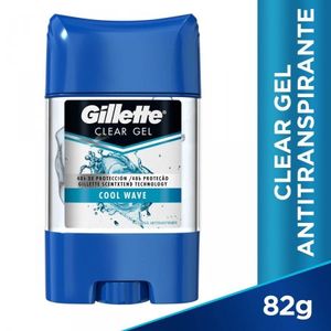 Desodorante Antitranspirante Clear Gel Gillette Cool Wave
