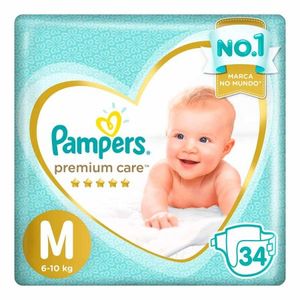 Fralda Pampers Premium Care Tamanho M